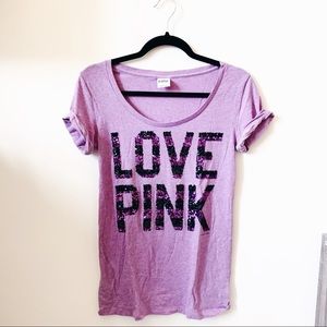 Purple VS Pink tee shirt